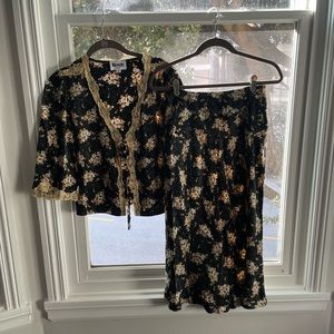 Rouge co-ord skirt set